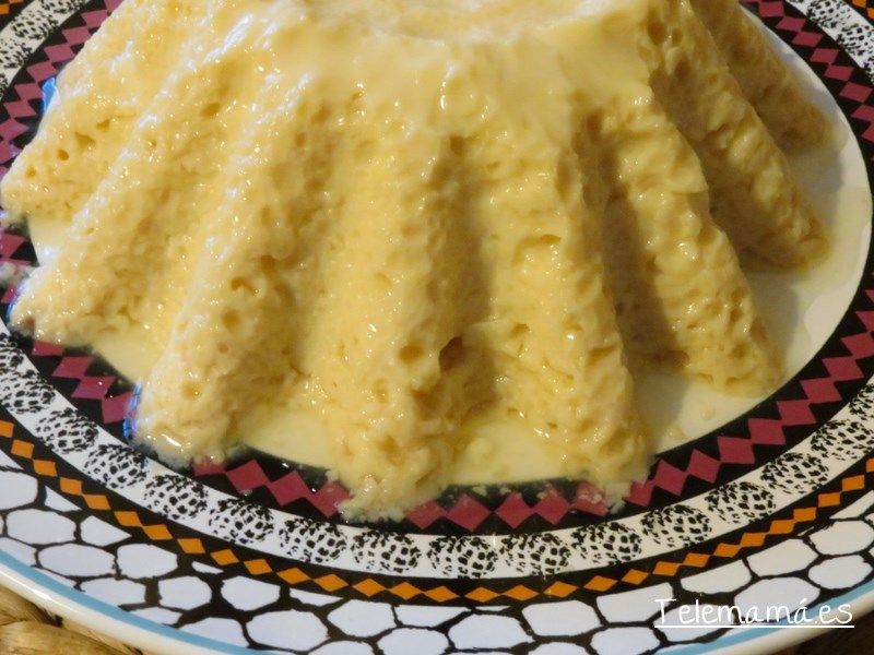 Pudin de leche condensada.