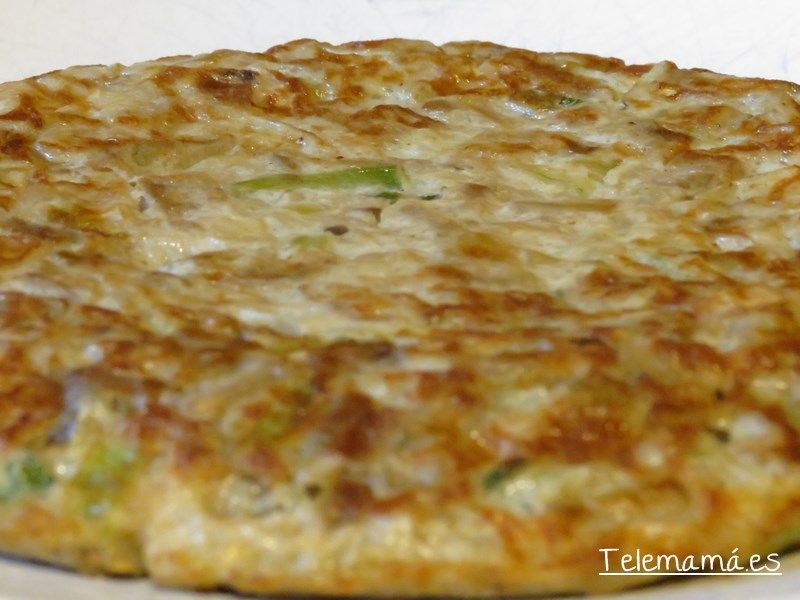 Tortilla de berenjenas.