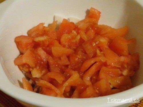 Tomate picado.
