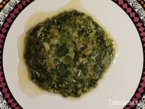 Espinacas majadas.