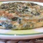 Tortilla de espinacas.