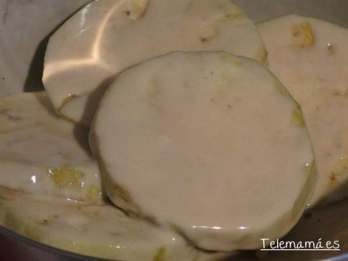 Rebozamos la berenjena.