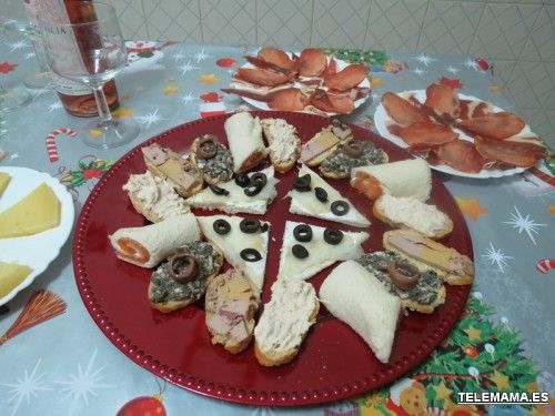 Aperitivos frios.