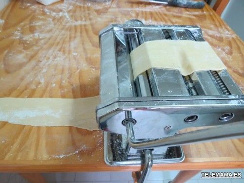 Pasta fina.