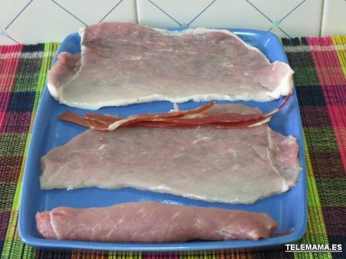 Preparando el filete.