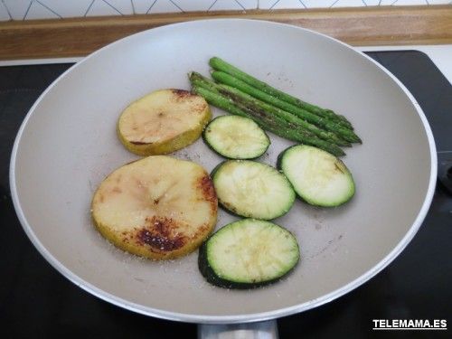 Verduras en la plancha.