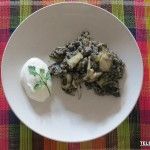 Arroz negro con sepia y alioli.