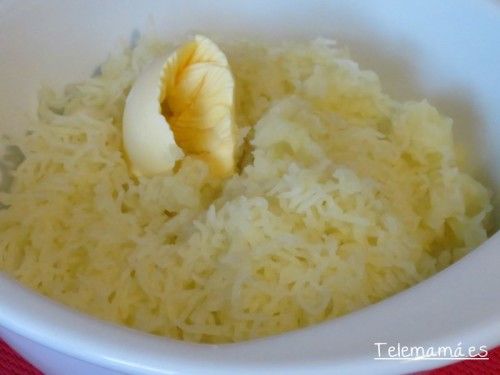 Una cucharadita de mantequilla.