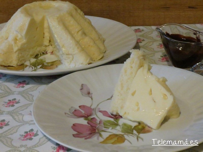 Pudin de coco.