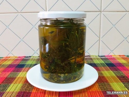 Aceite con olor a campo.