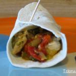 Fajitas de pollo.