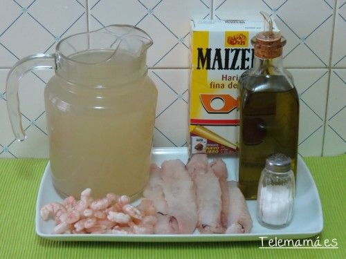 Ingredientes para las croquetas.