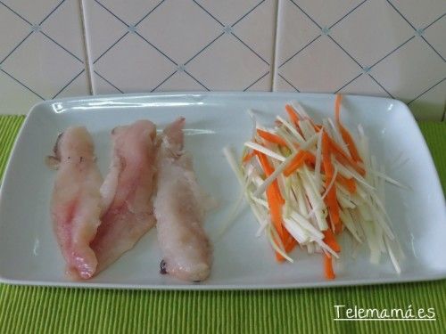 Listo para el papillote.