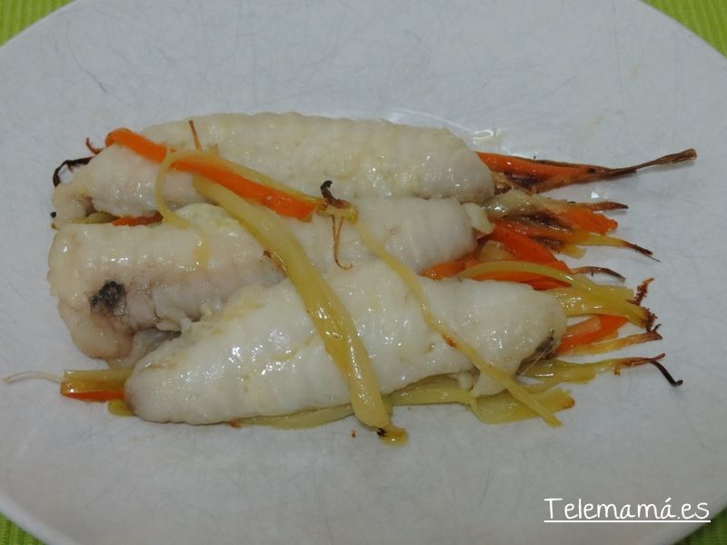 Rape en papillote.