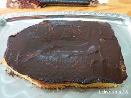 Cubrimos con el chocolate.