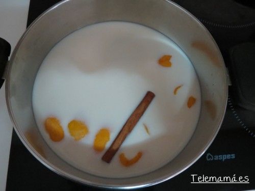 Dando sabor y olor a la leche.