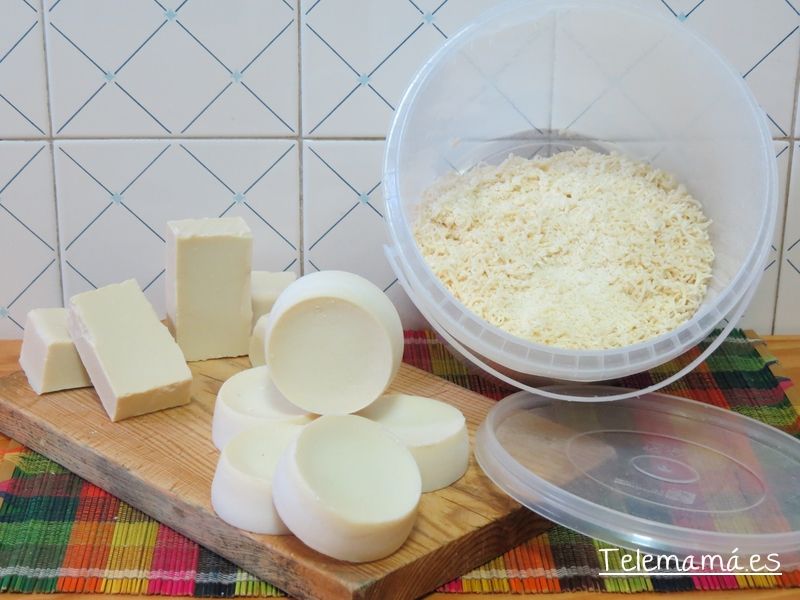 Jabón casero de aceite usado.