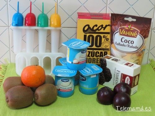 Ingredientes de nuestra refrescante receta.
