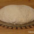 Masa de pizza casera con panificadora.