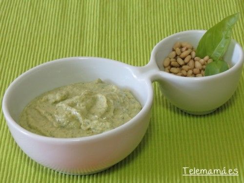 Salsa pesto.