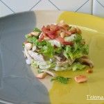 Ensalada de pollo.