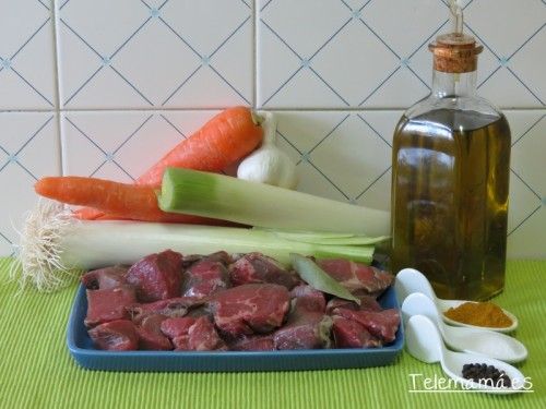 Ingredientes de la receta.