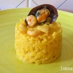 Arroz a la marinera.Detalle.