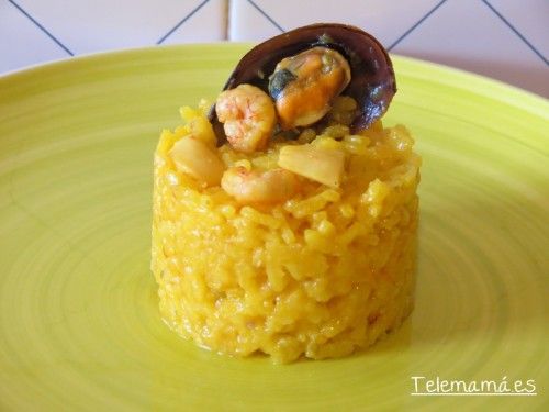 Arroz a la marinera.Detalle.