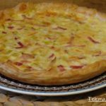 Quiche de puerro y bacon.