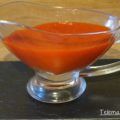 Salsa de pimientos rojos.