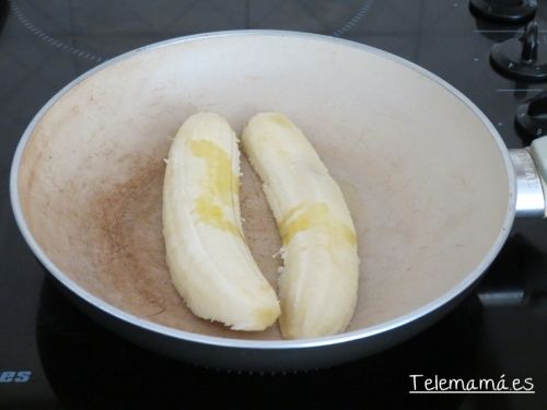Hacemos el plátano.