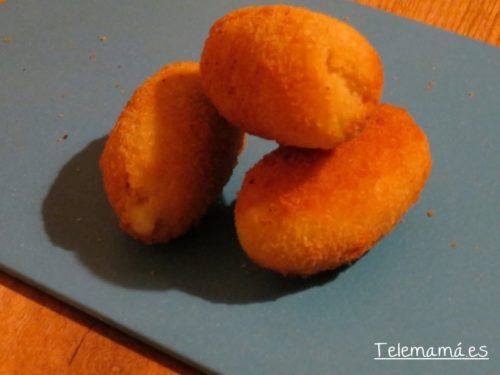 Croquetas de boletus.
