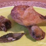 Muslos de pollo al horno.