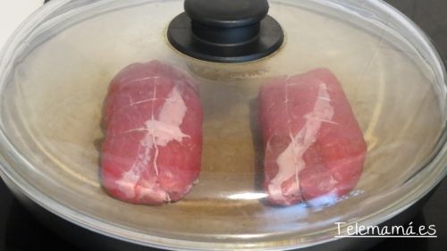 Sartén con tapa.
