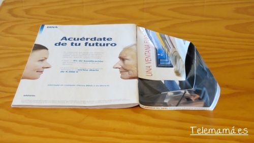 Seguimos doblando el papel.