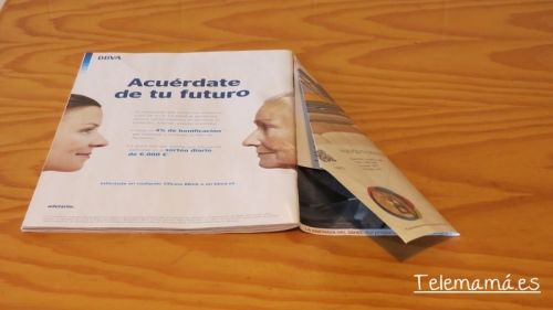 Seguimos doblando el papel.
