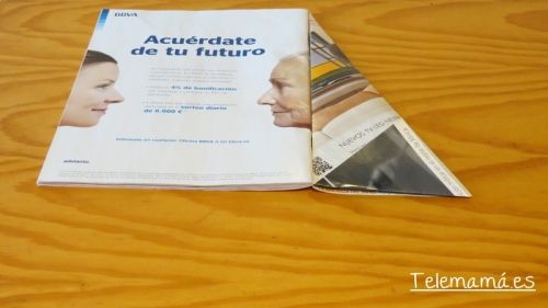 Seguimos doblando el papel.