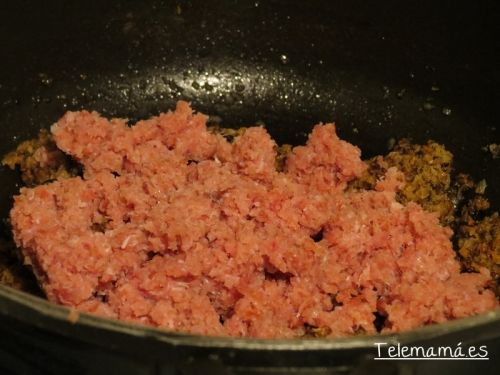 Añadimos el jamón.