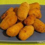Croquetas de níscalos con jamón.