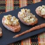 Revuelto de bacalao.