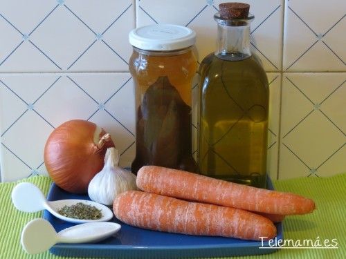 Ingredientes del escabeche.