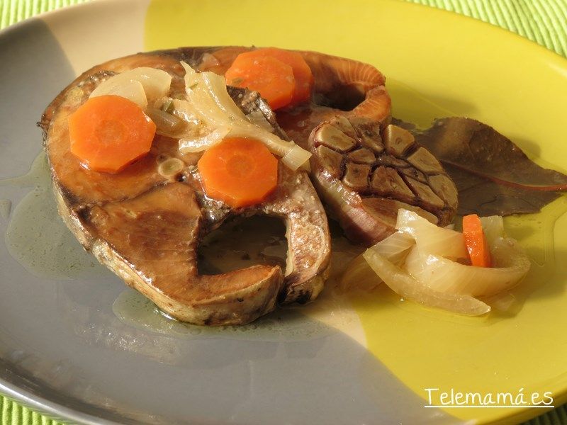 Bonito fresco en escabeche.