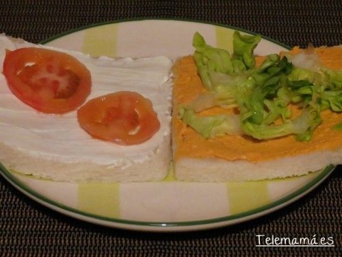Lechuga y tomate.