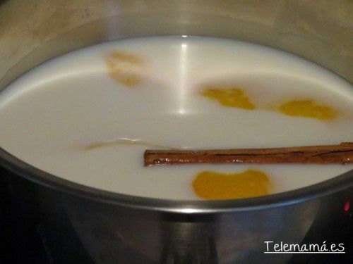 Aromatizamos la leche.
