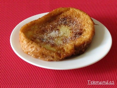 Con azúcar y canela.