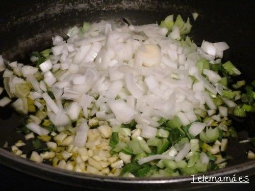 Comenzamos la fritura.