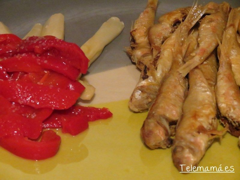 Fritura de salmonetes.