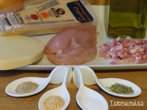 Ingredientes de nuestro relleno.