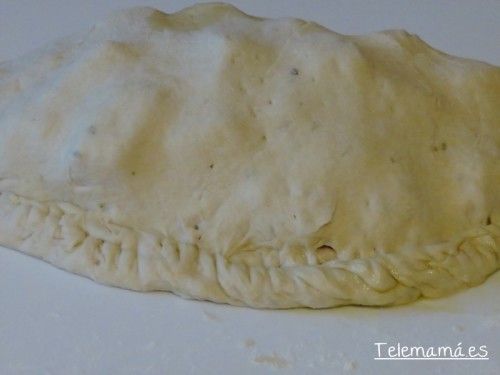 Cerrado el calzone.