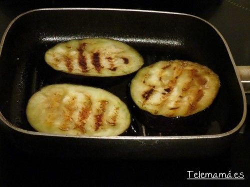 Berenjena en la plancha.